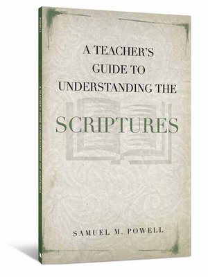 cover image of A Teacher's Guide to Understanding Scriptures